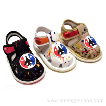 Whosales baby shoe boys sandals with sound